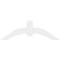 Ekena Millwork Archdale Architectural Grade PVC Gable Bracket, 60"W x 20"H x 2"D x 6"F, 8/12 Pitch GBP060X20X0206ARC00 - alternate 4